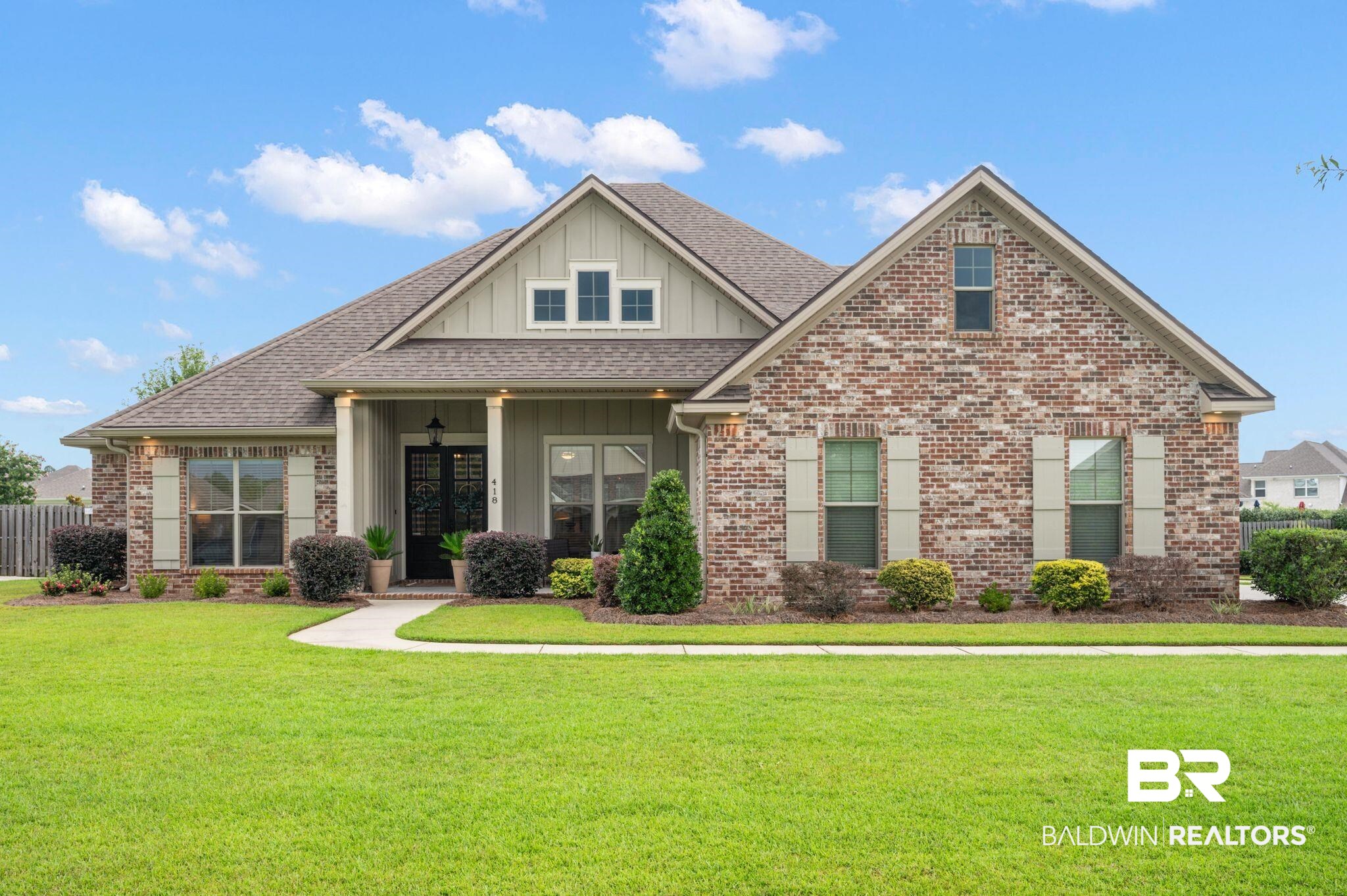 418 Fortune Drive Fairhope, AL 36532 - Photo 1 of 63 Craftsman-style home featuring ceiling fan and a front yard