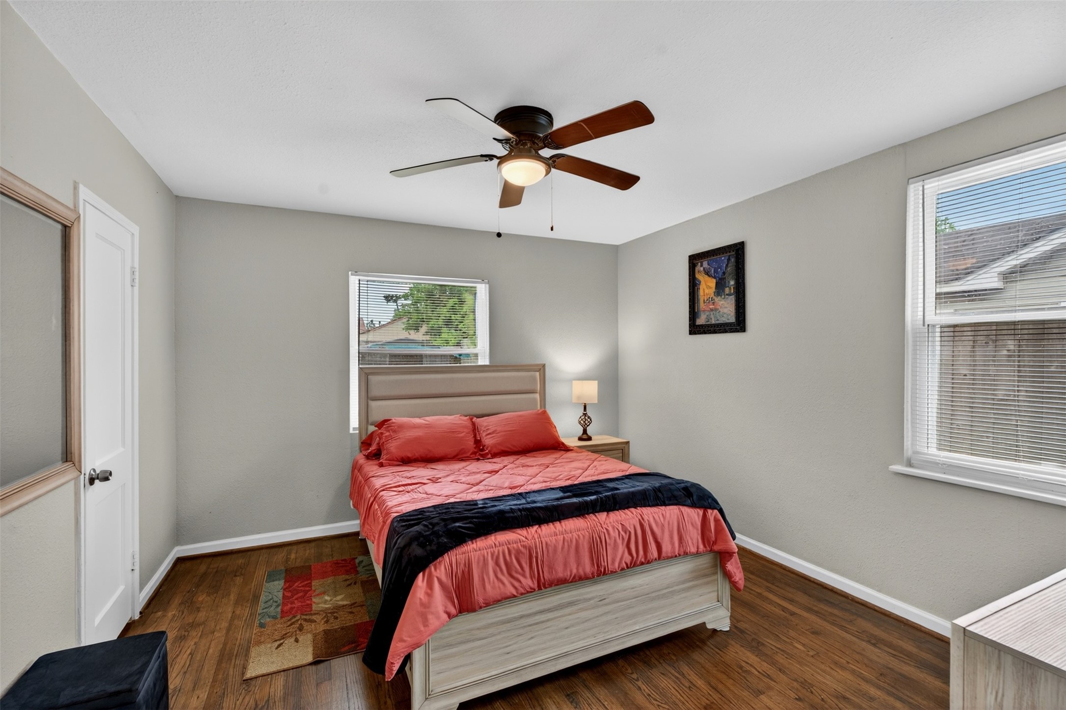 3863 Arbor Street Houston, TX 77004 - Photo 27 of 35 a bedroom with a bed and a window