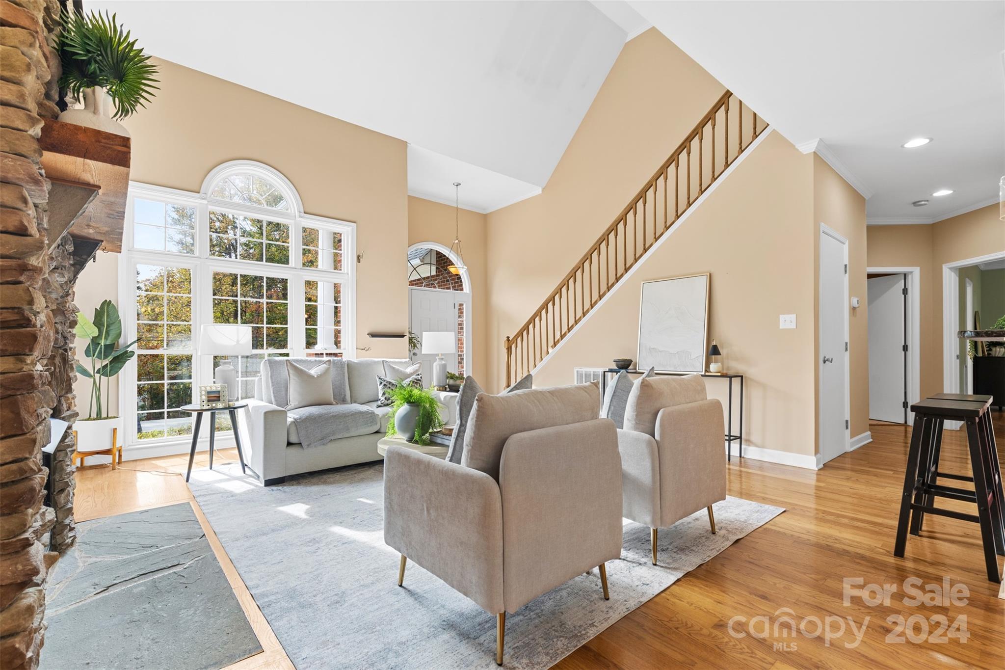 7189 Windy Pine Circle Denver, NC 28037 - Photo 12 of 34 a living room with furniture and a large window