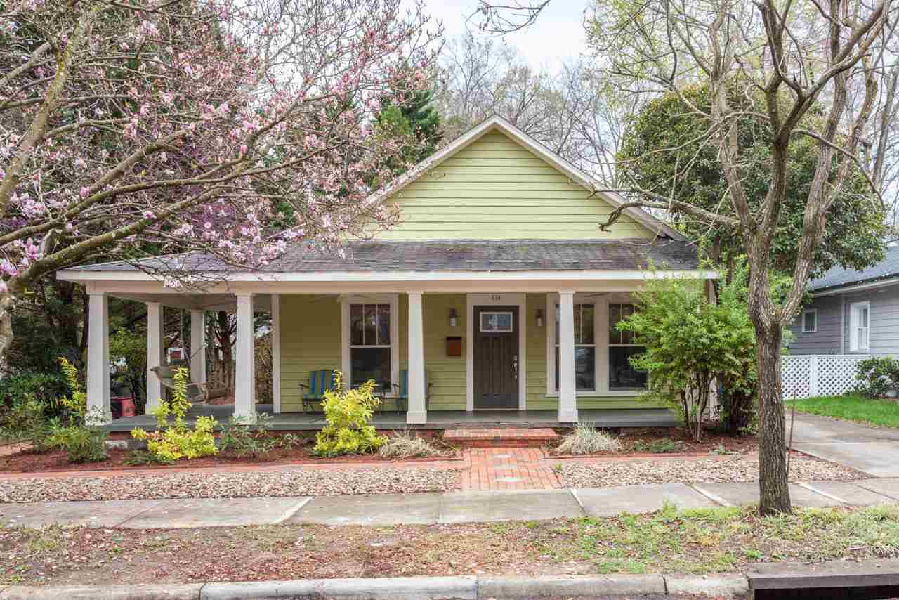 414 Frank Street Raleigh, NC 27604 - Photo 1 of 23 Enjoy all East Mordecai has to offer from the covered wrap around front porch of your 1924 gable front Bungalow.
