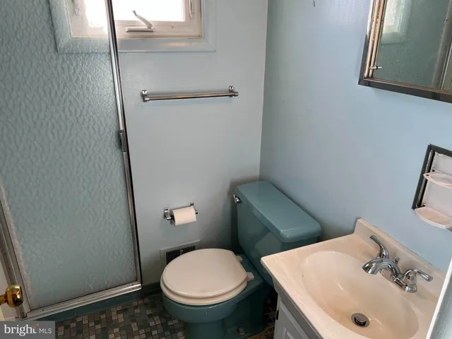 a bathroom with a sink and toilet