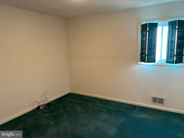 a view of small space with window