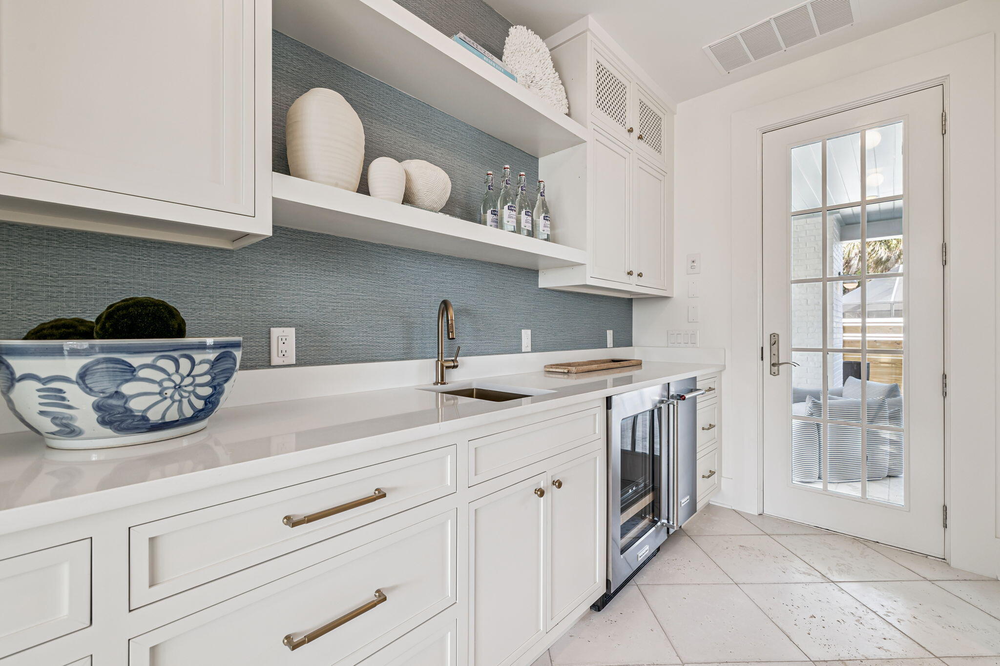 80 Green St Inlet Beach Inlet Beach, FL 32461 - Photo 15 of 111 a kitchen with white cabinets and sink
