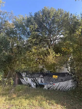 a view of a lake from a yard