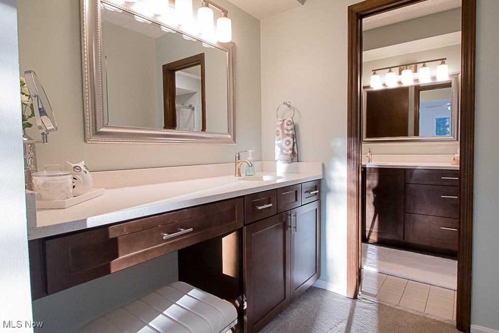 7041 Hopkins Road Mentor, OH 44060 - Photo 22 of 46 Private bath access, with additional private make-up vanity with sink, and walk-in closet