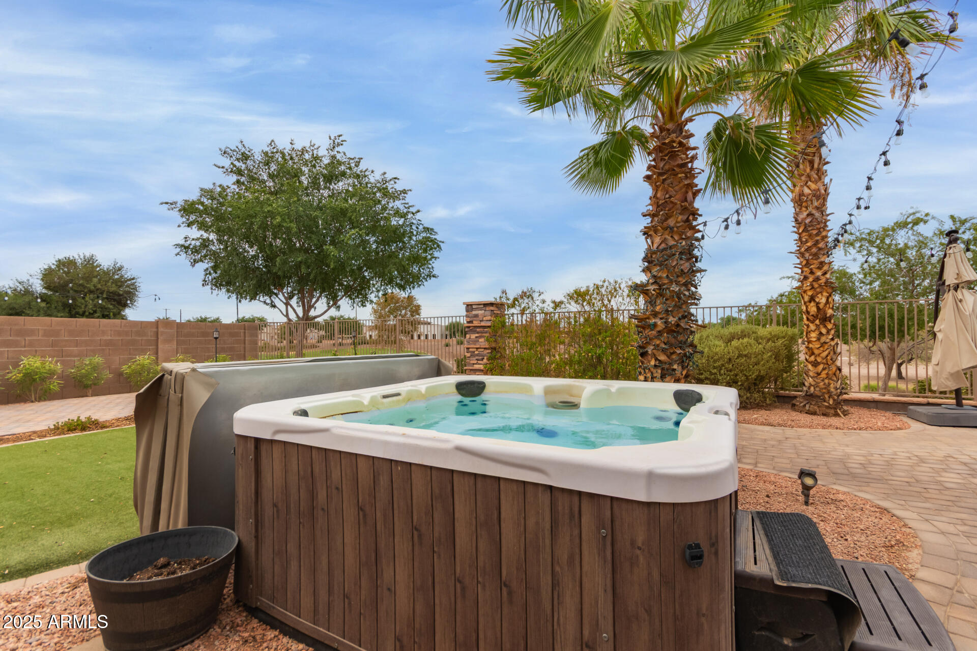 3054 South Colonial Street Gilbert, AZ 85295 - Photo 29 of 29 a view of a backyard with a tub