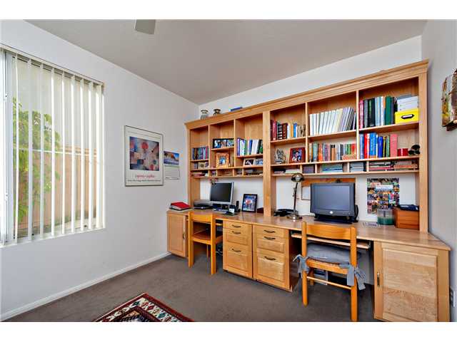 4890 Riding Ridge Road San Diego, CA 92130 - Photo 16 of 25 Built-in desk/bookcase do not convey