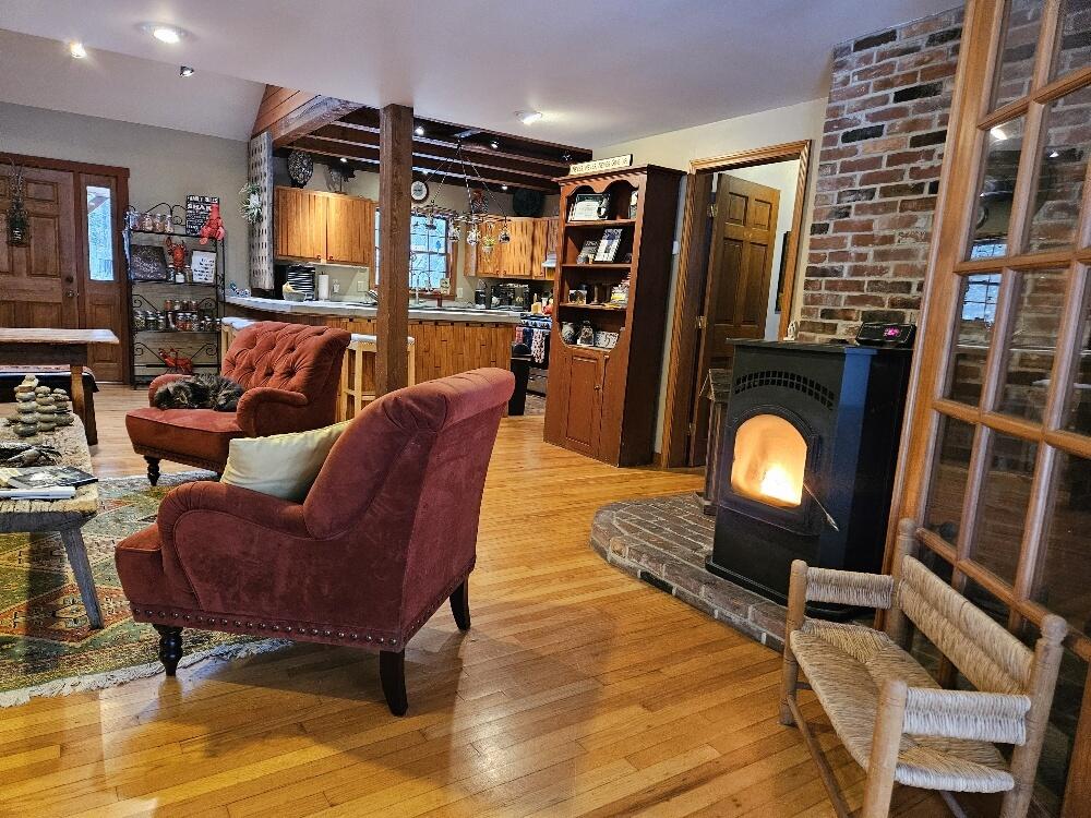558 Castle Island Road Mount Vernon, ME 04352 - Photo 27 of 97 Looking in from the Sunroom