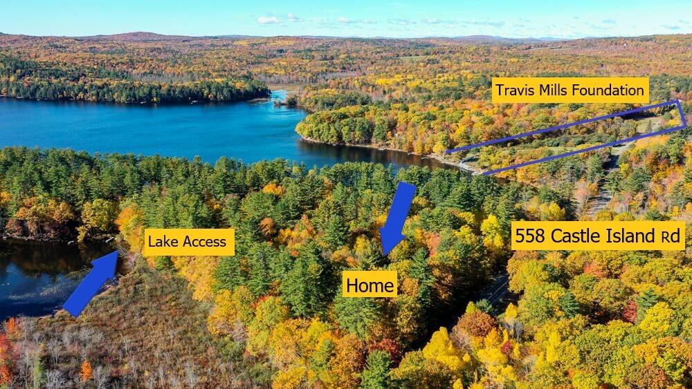 558 Castle Island Road Mount Vernon, ME 04352 - Photo 3 of 97 Aerial Home