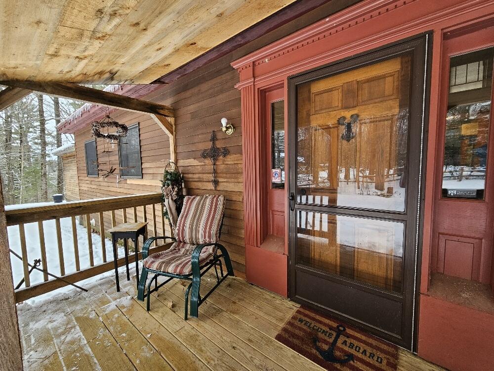 558 Castle Island Road Mount Vernon, ME 04352 - Photo 54 of 97 New Front Porch/Entry