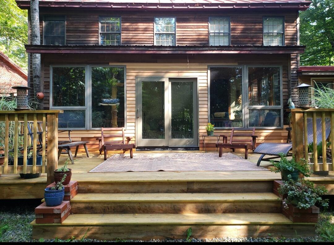 558 Castle Island Road Mount Vernon, ME 04352 - Photo 56 of 97 New Back deck New Slider 12x26