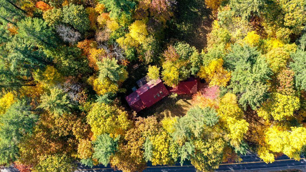558 Castle Island Road Mount Vernon, ME 04352 - Photo 58 of 97 Aerial View Home