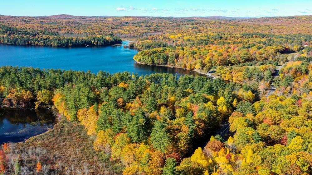 558 Castle Island Road Mount Vernon, ME 04352 - Photo 59 of 97 Aerial Looking North