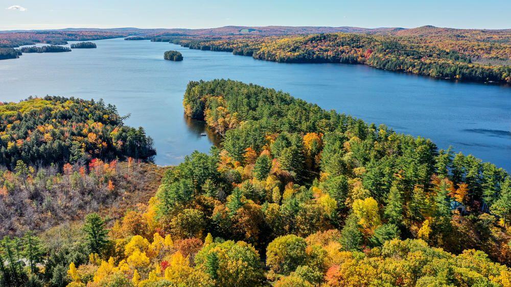 558 Castle Island Road Mount Vernon, ME 04352 - Photo 60 of 97 Aerial Looking West 2