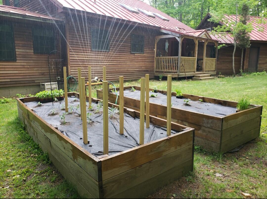 558 Castle Island Road Mount Vernon, ME 04352 - Photo 66 of 97 Raised Beds planted