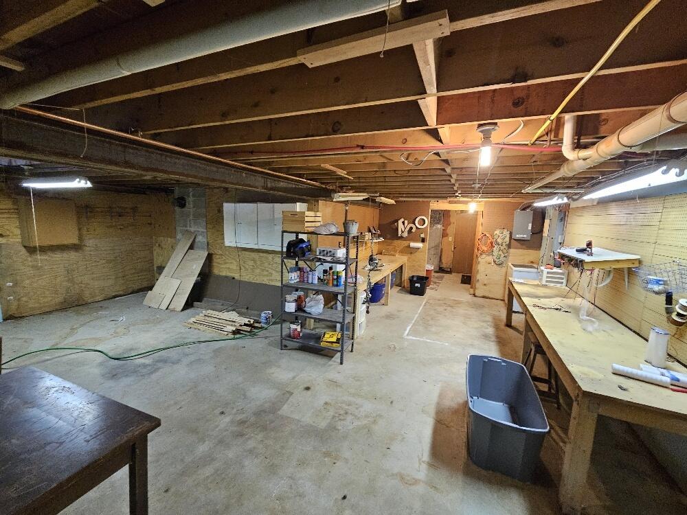 558 Castle Island Road Mount Vernon, ME 04352 - Photo 91 of 97 Basement Workshop