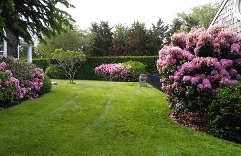 491 Butter Lane Bridgehampton, NY 11932 - Photo 36 of 39 a garden view with sitting space