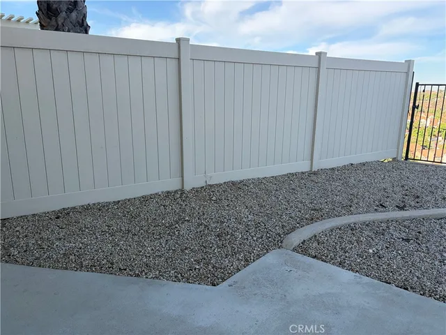 a view of a wooden door