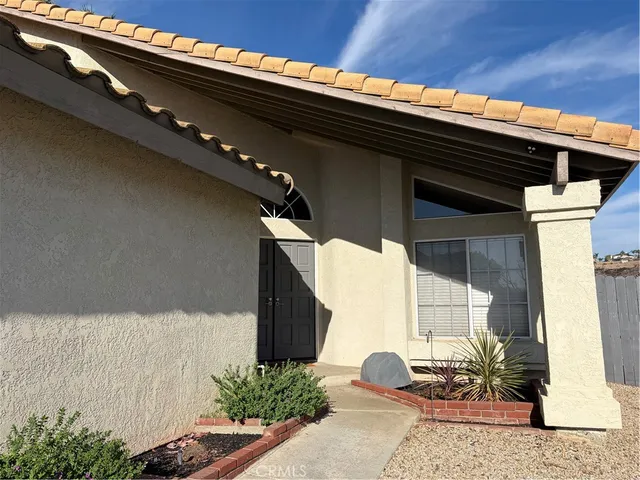 a backyard of a house