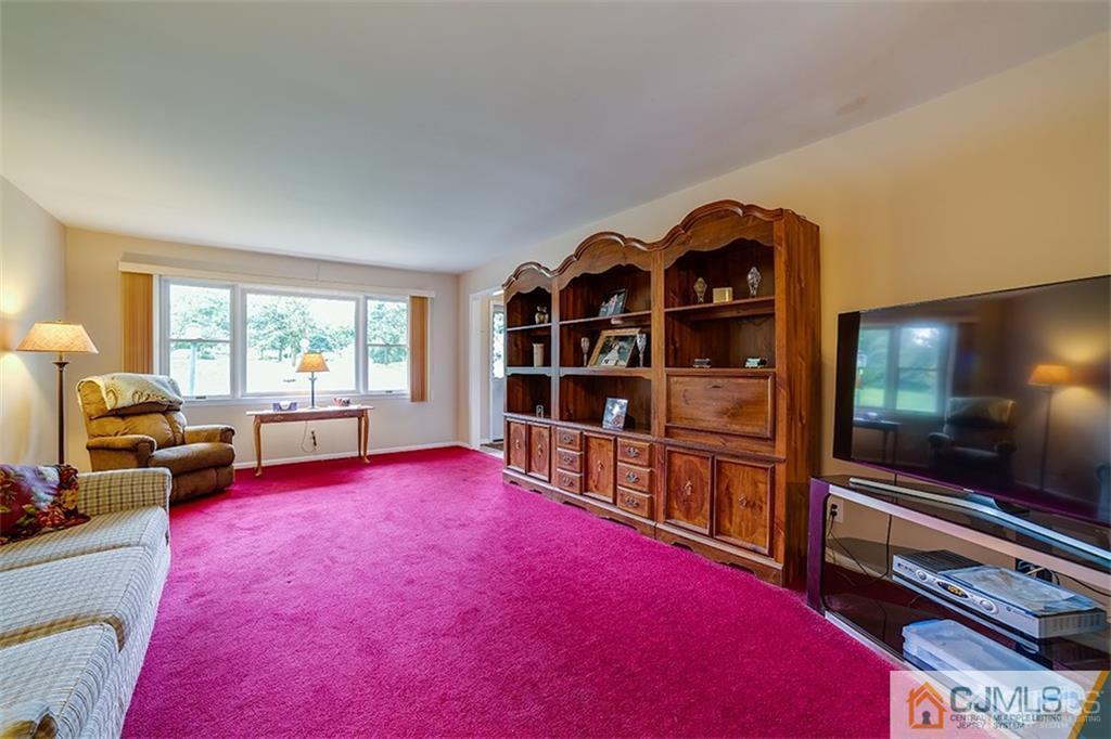 9 Pyne Road Kendall Park, NJ 08824 - Photo 2 of 10 a living room with furniture and a flat screen tv