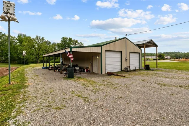 a view of a green field