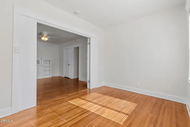 a view of an empty room