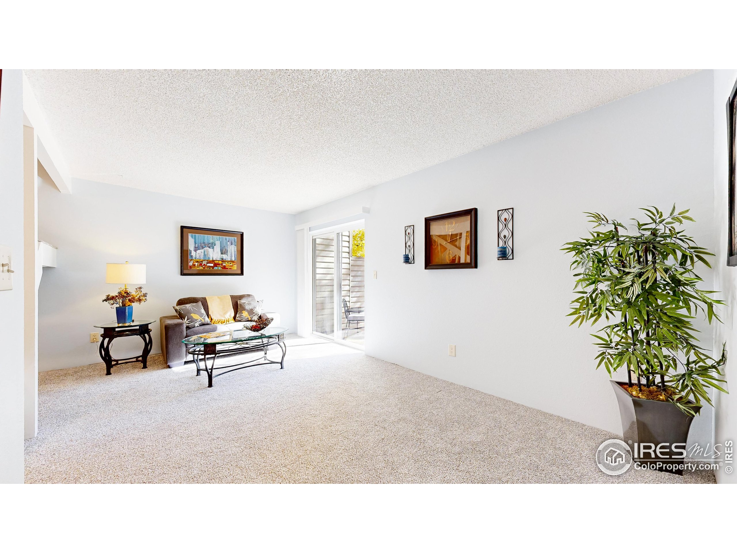 1705 Heatheridge Road, Unit K105 Fort Collins, CO 80526 - Photo 3 of 30 a living room with furniture and a potted plant