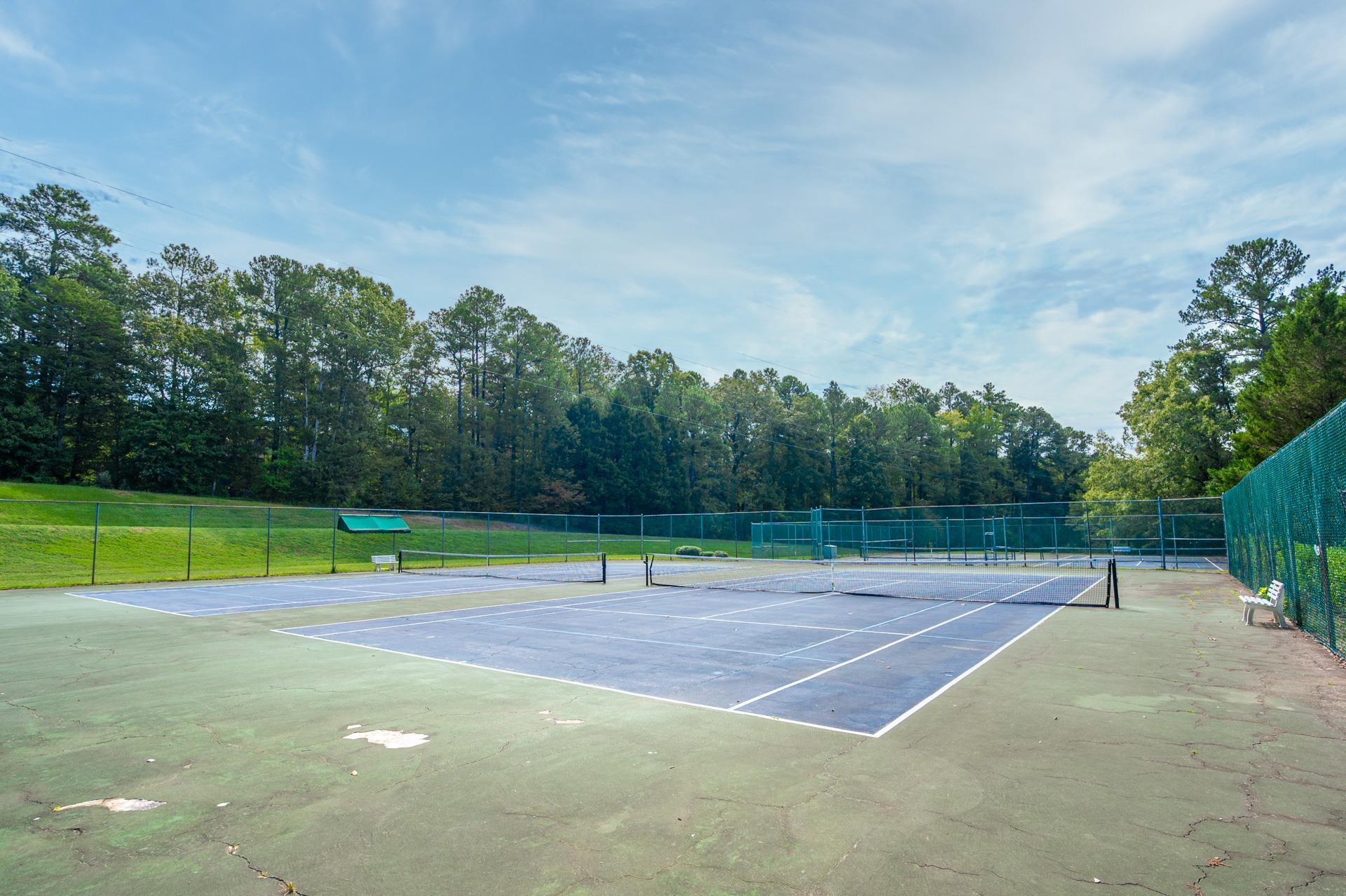 118 Long Shadow Place Durham, NC 27713 - Photo 23 of 24 a view of outdoor space and tennis court