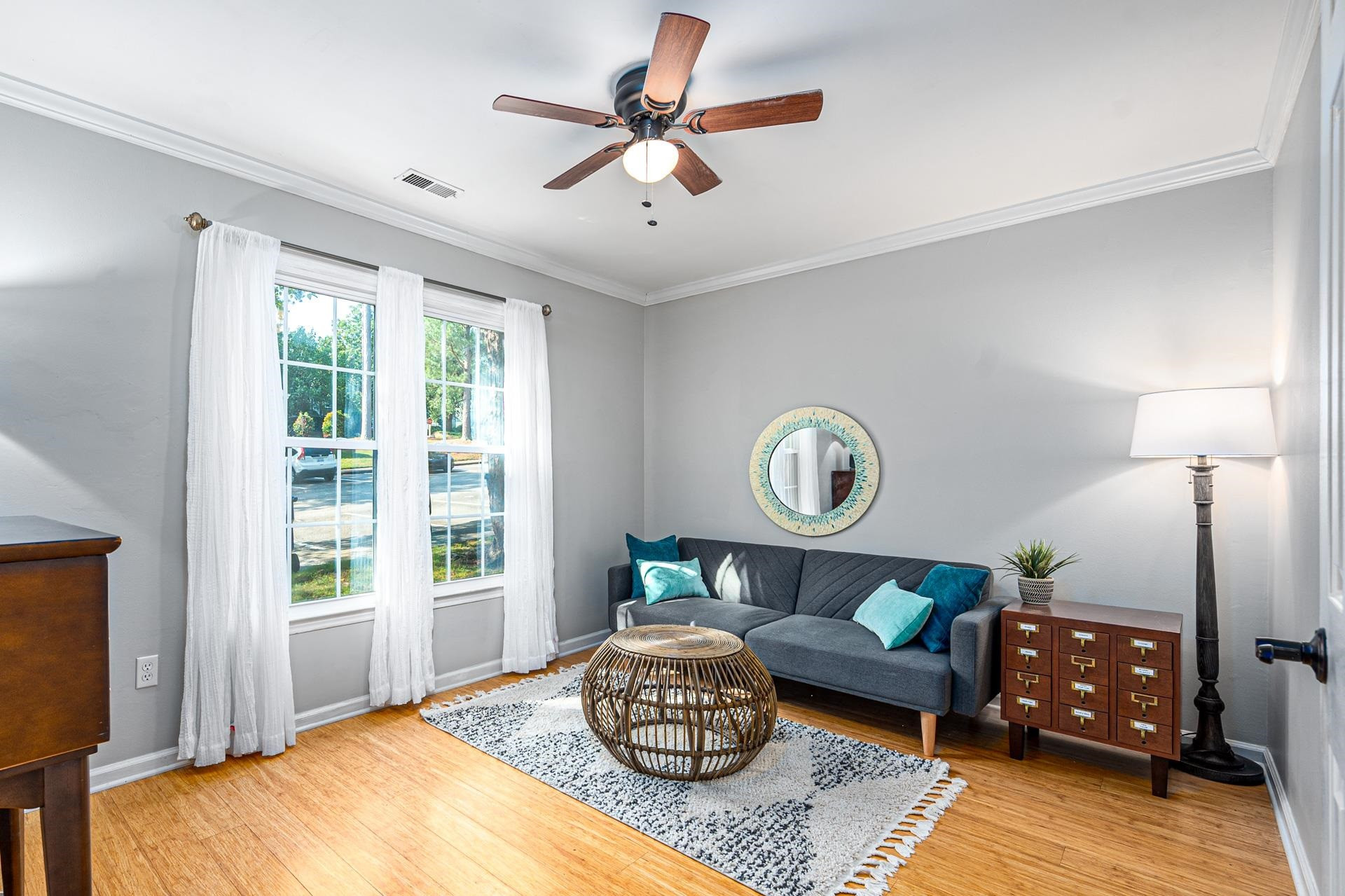118 Long Shadow Place Durham, NC 27713 - Photo 6 of 24 a bedroom with a bed and a window