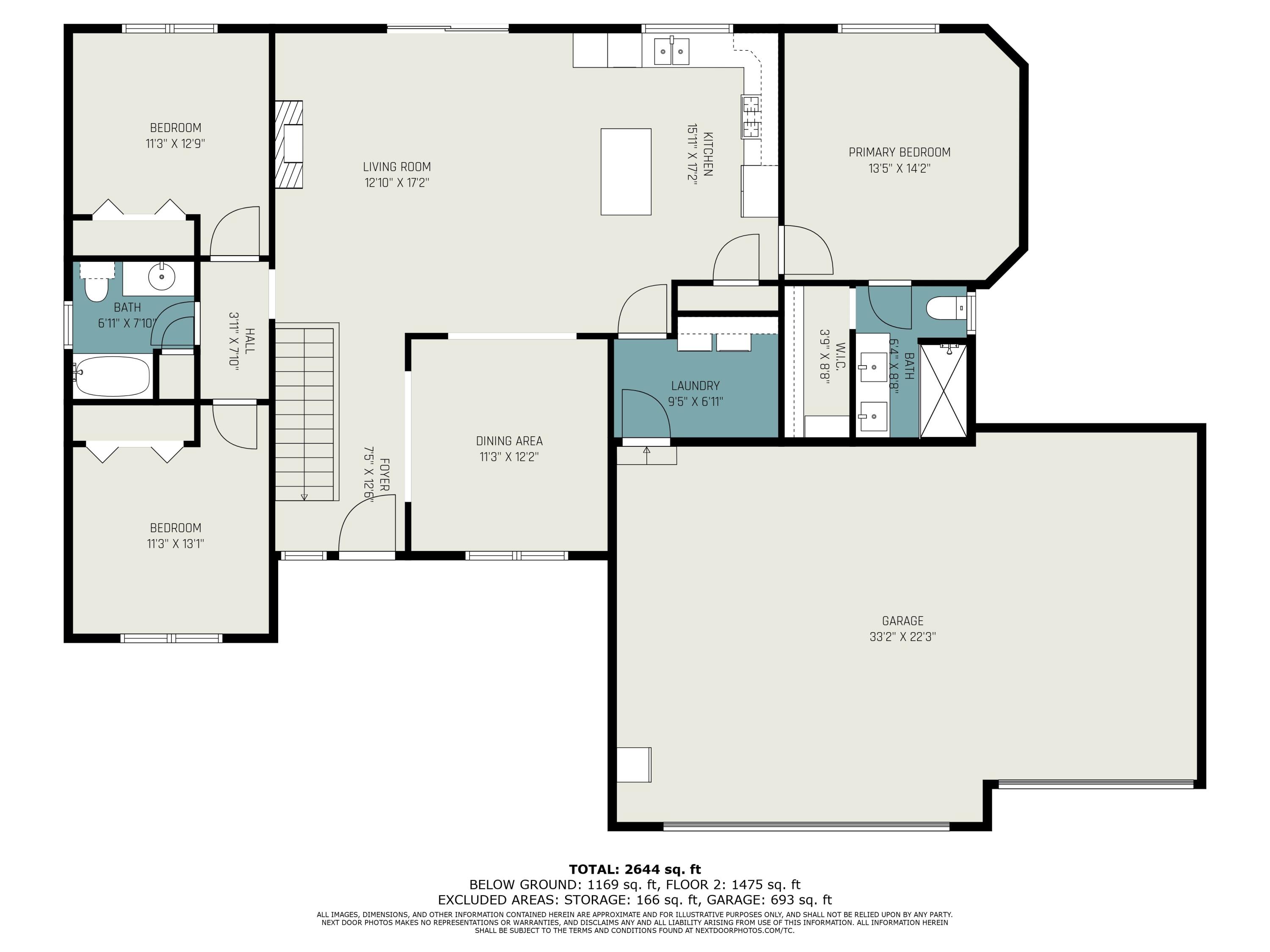 11628 Ridge Water Drive Northeast Sparta, MI 49345 - Photo 39 of 40 main_level floor plan