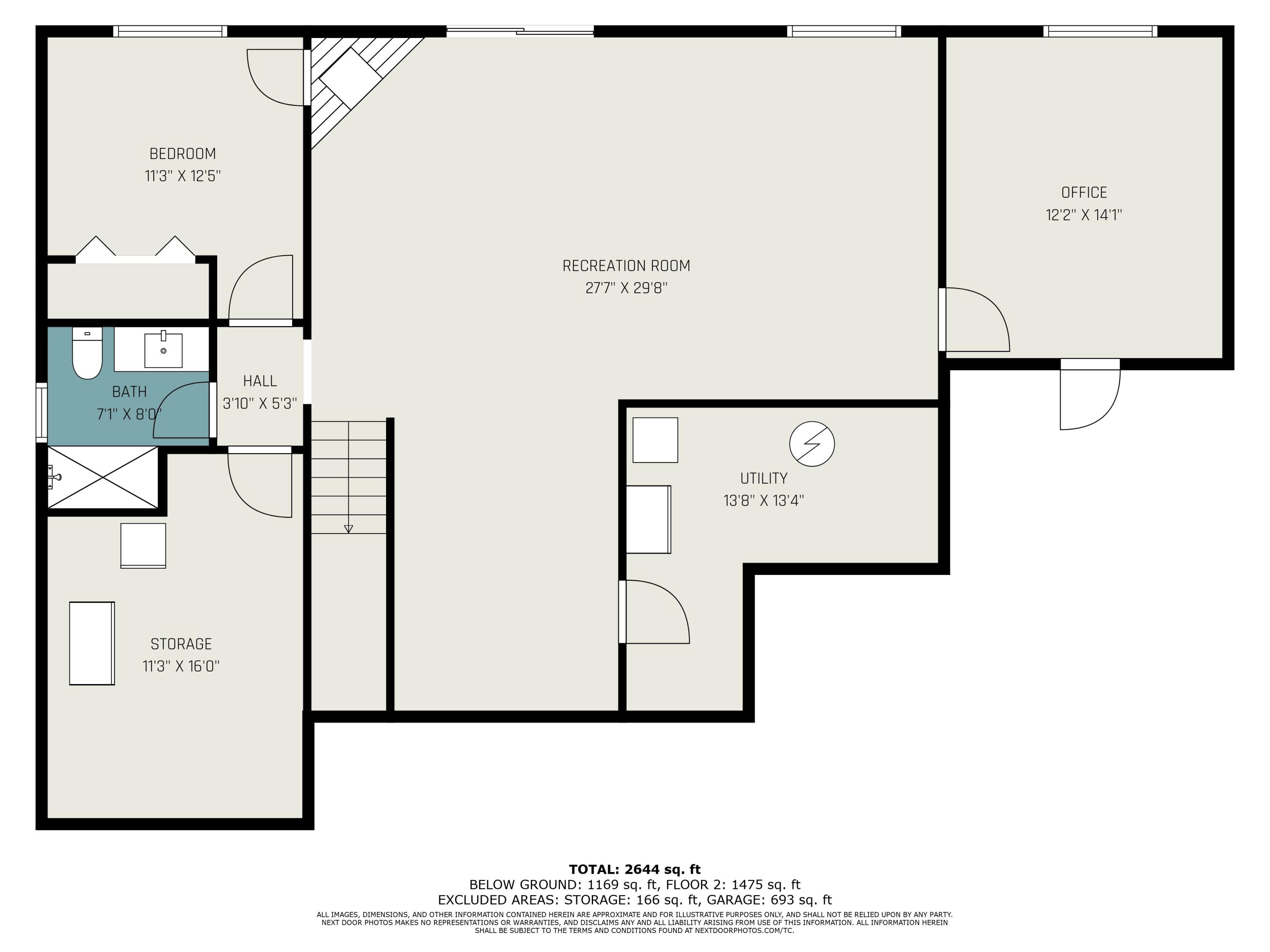 11628 Ridge Water Drive Northeast Sparta, MI 49345 - Photo 40 of 40 lower_level floor plan