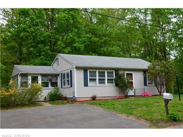 27 Hubbard Road Haddam, CT 06438 - Photo 1 of 1 a view of a house with yard and plants