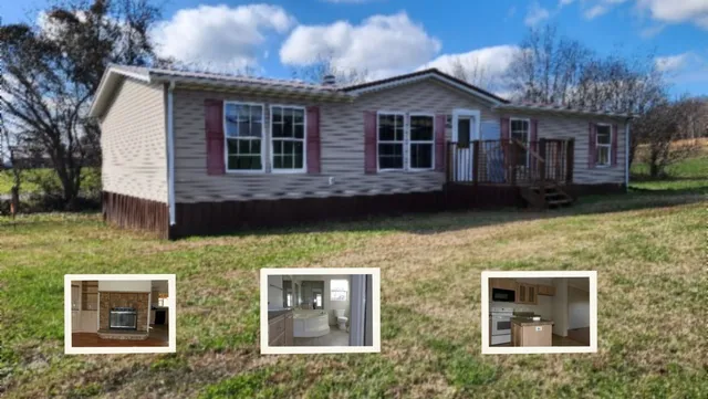a view of front of a house with a yard