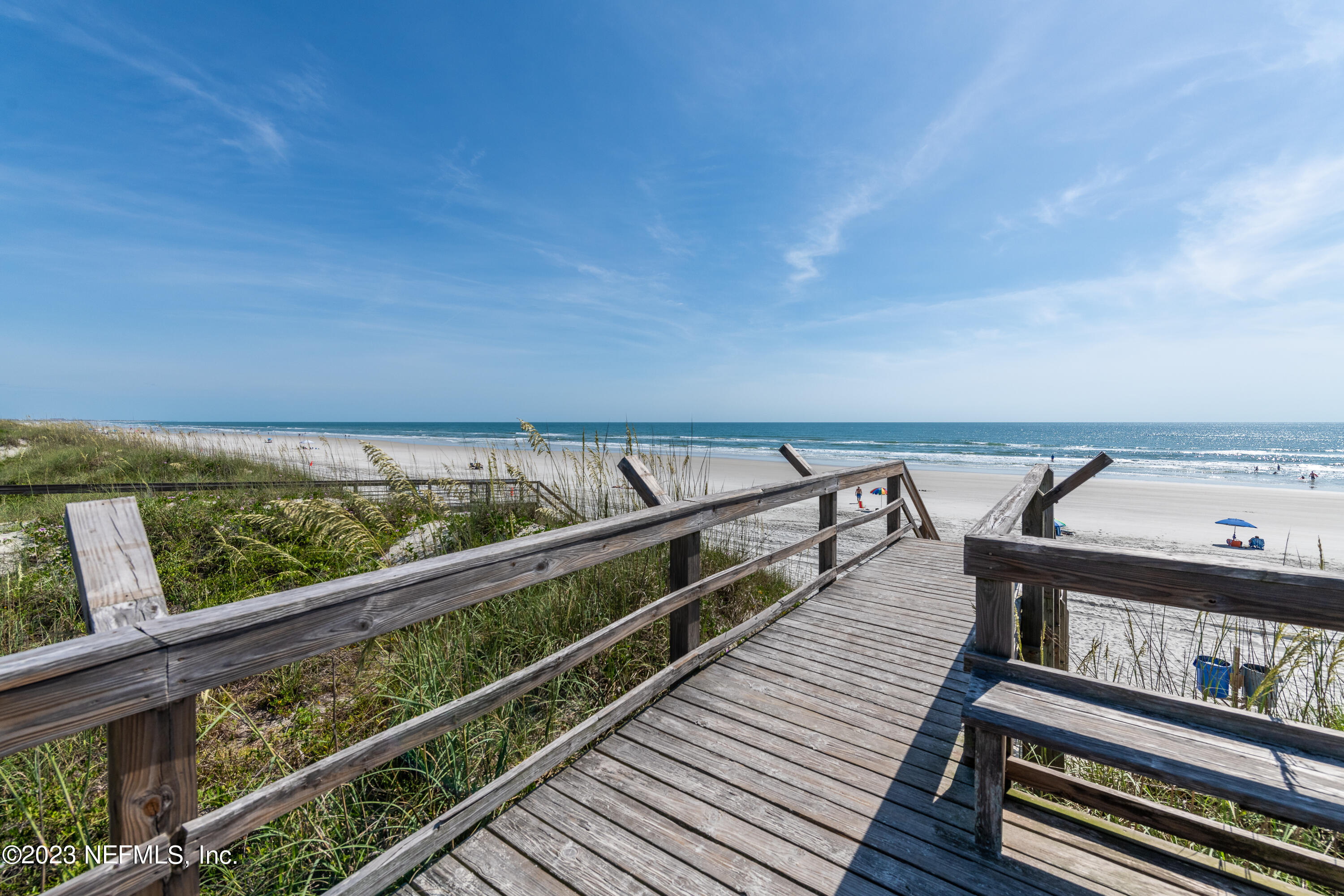 7175 A1A South, Unit F141 St. Augustine, FL 32080 - Photo 32 of 36 a view of balcony with wooden floor and seating space