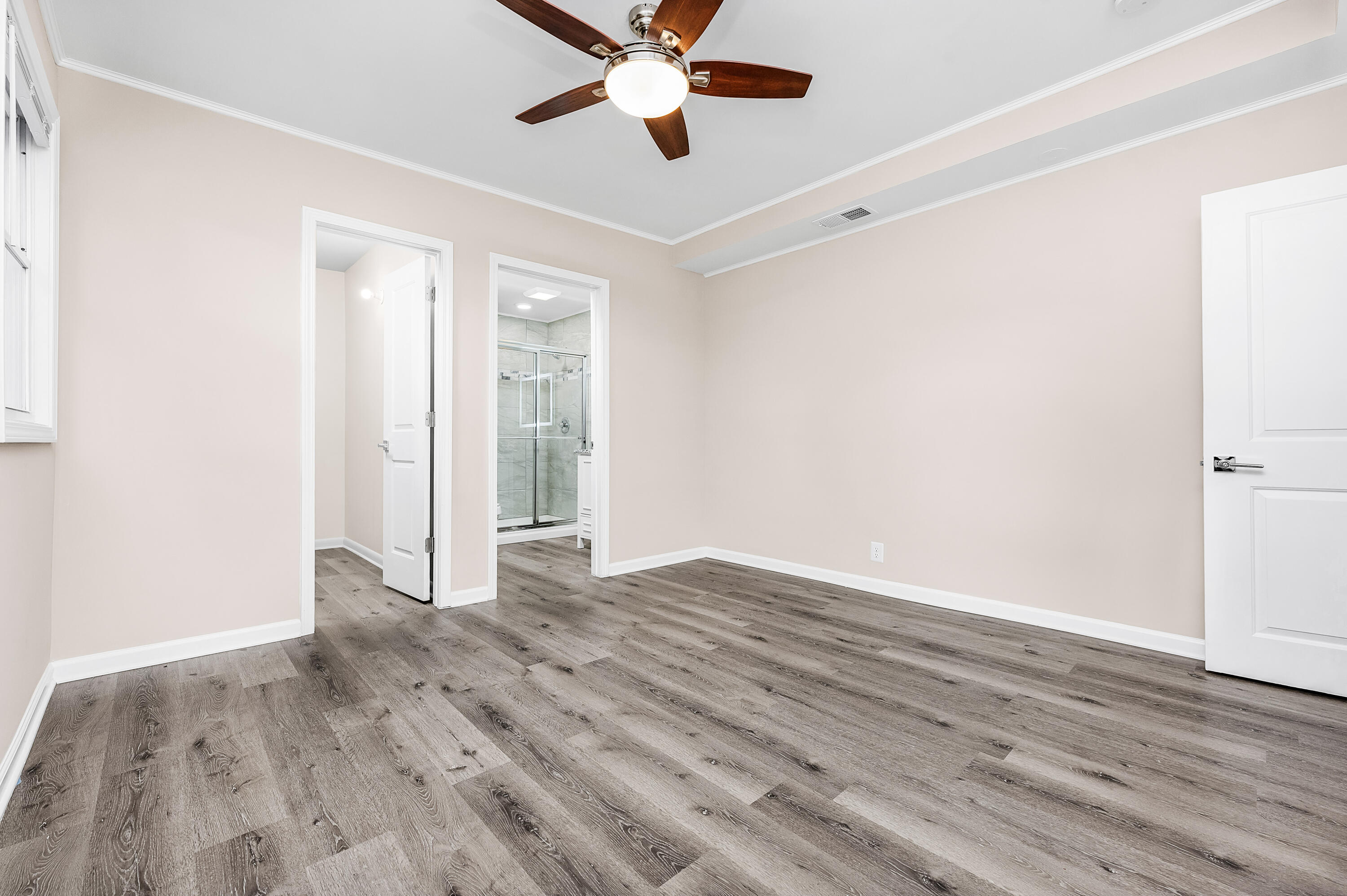 413 Gerold Street Fort Walton Beach, FL 32547 - Photo 57 of 91 wooden floor in an empty room with a window