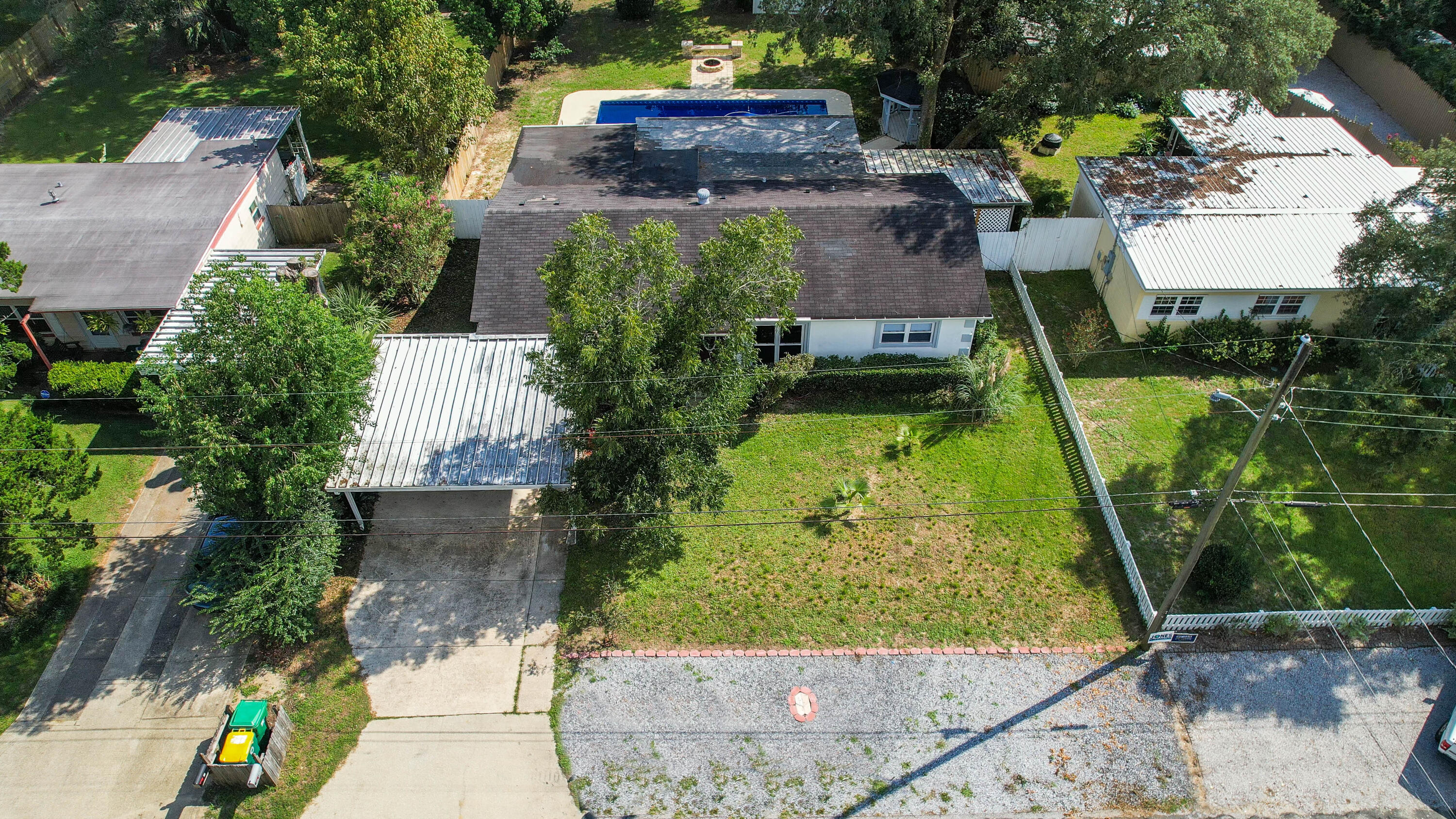 413 Gerold Street Fort Walton Beach, FL 32547 - Photo 87 of 91 an aerial view of a house with a yard
