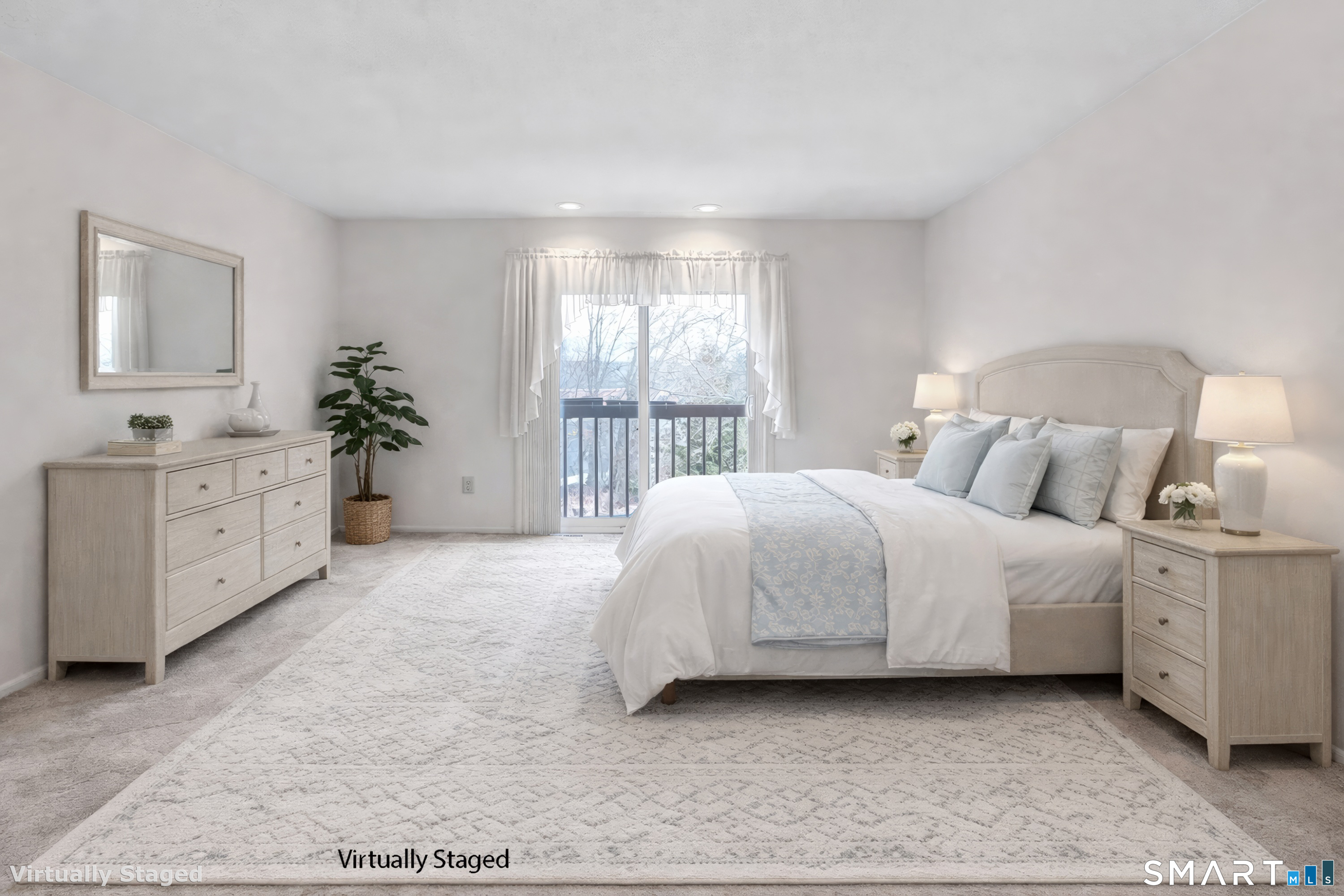 330 Merwin Avenue, Unit 1D Milford, CT 06460 - Photo 20 of 39 a spacious bedroom with a bed and a large window