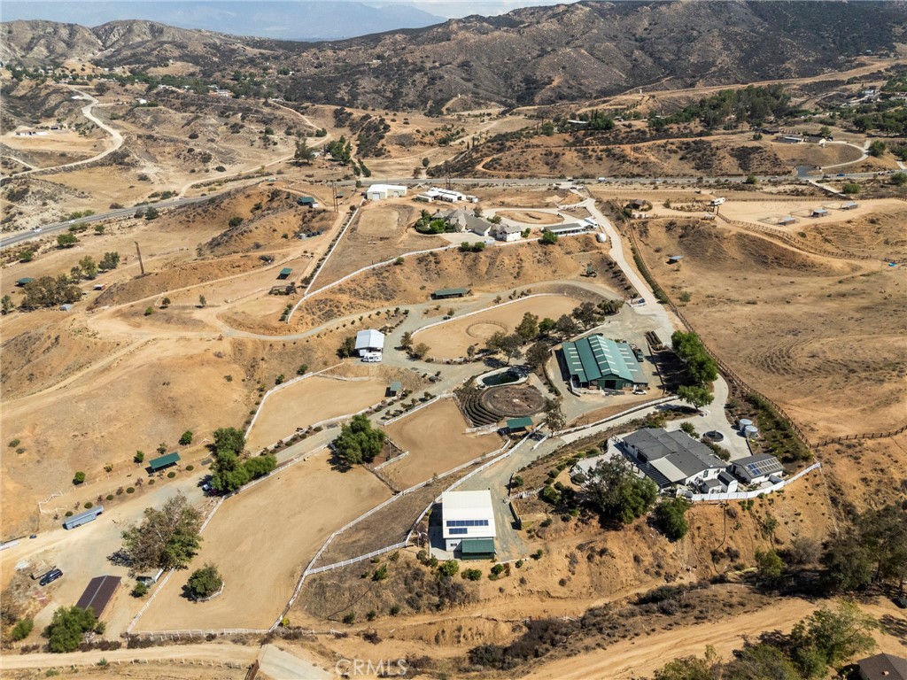 8411 Reche Canyon Road Colton, CA 92324 - Photo 59 of 74 Aerial view includes neighboring parcels not included in sale.