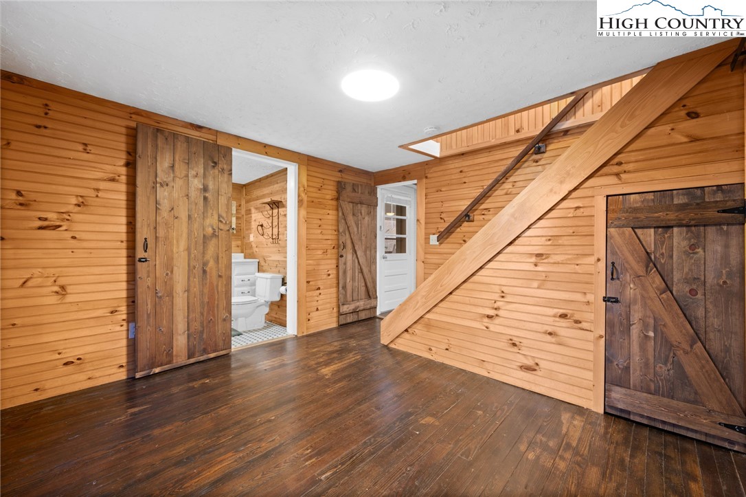 295 Jake's Mountain Road Boone, NC 28607 - Photo 16 of 47 a view of an entryway with wooden floor