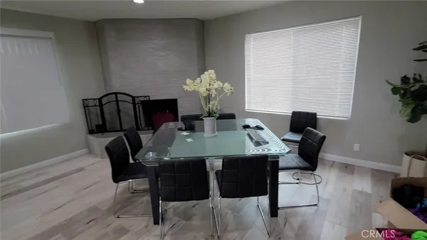 a view of kitchen island with furniture and window