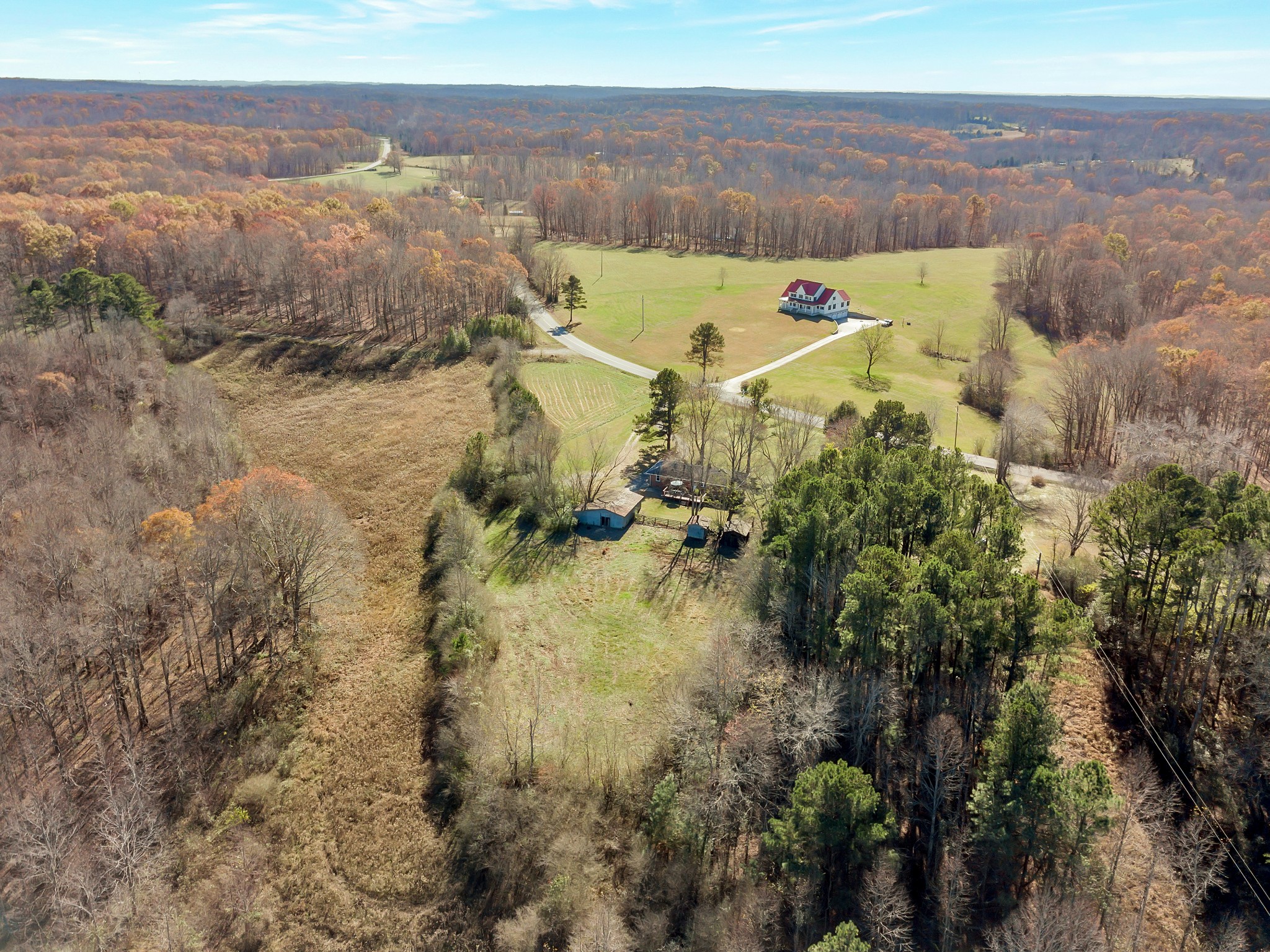 5774 Bending Chestnut Road Franklin, TN 37064 - Photo 14 of 17 an aerial view of residential houses with outdoor space