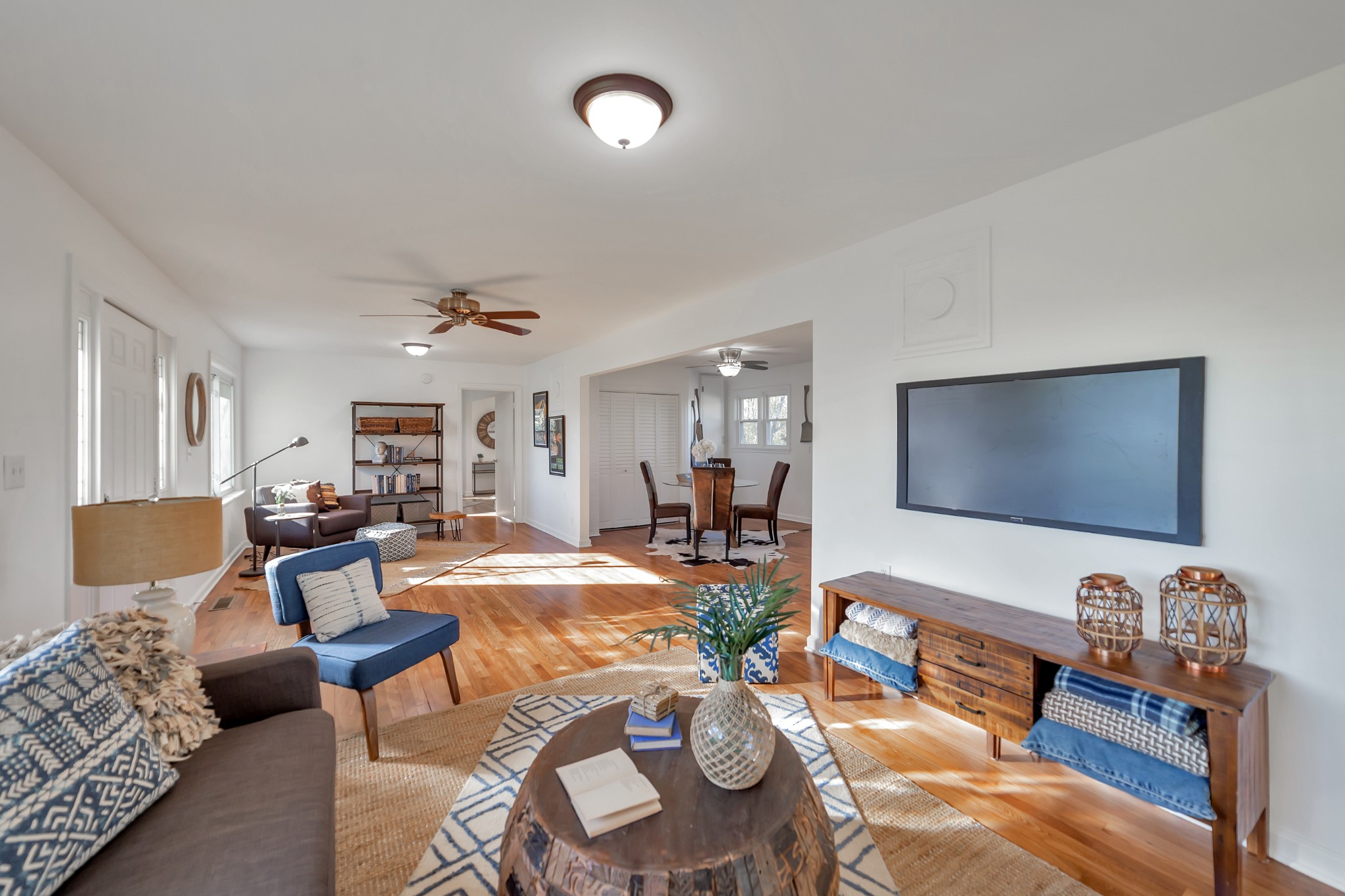 5774 Bending Chestnut Road Franklin, TN 37064 - Photo 6 of 17 a living room with furniture and a flat screen tv
