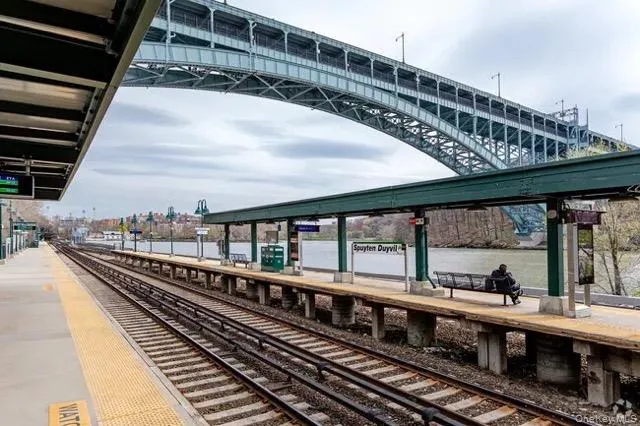 a view of a train station