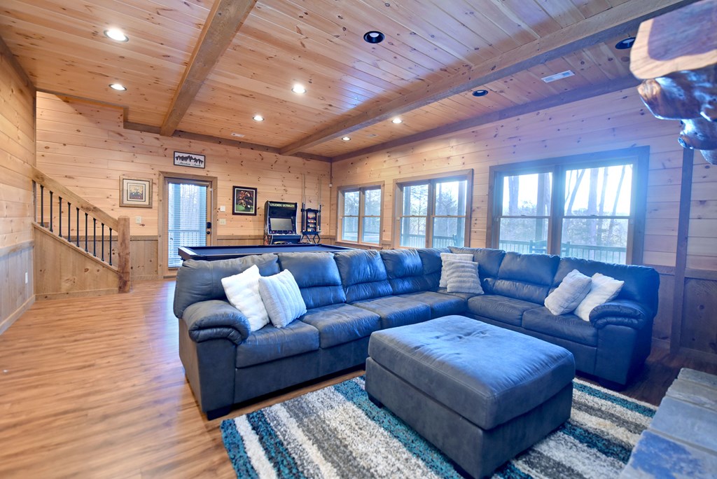 306 Native Trail Cherry Log, GA 30522 - Photo 54 of 65 a living room with furniture and a wooden floor