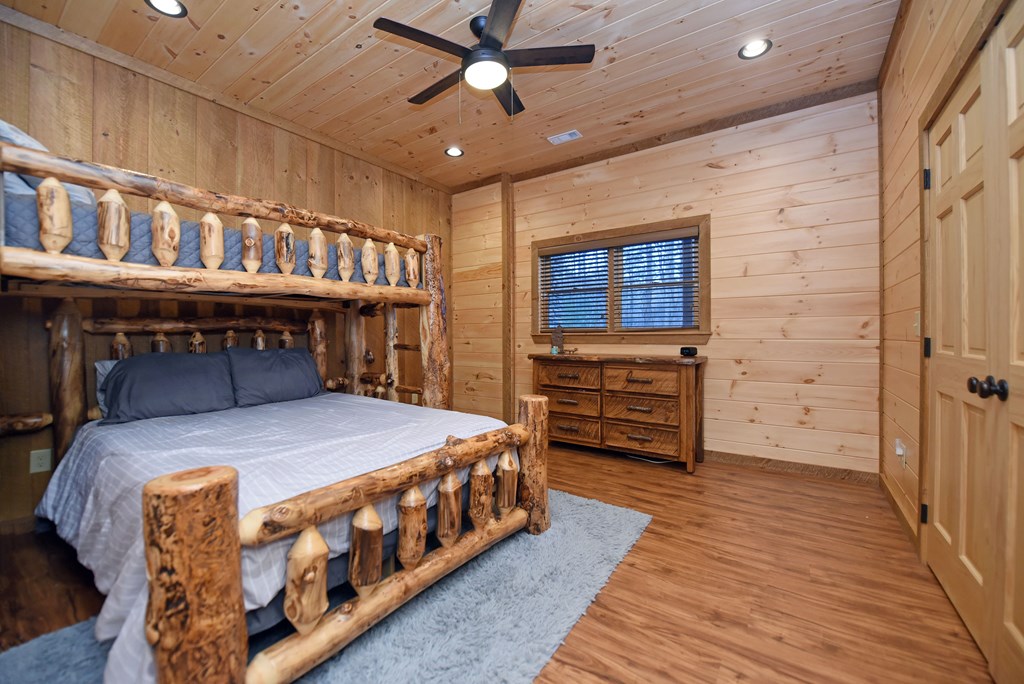 306 Native Trail Cherry Log, GA 30522 - Photo 57 of 65 a bed room with a bed and a television