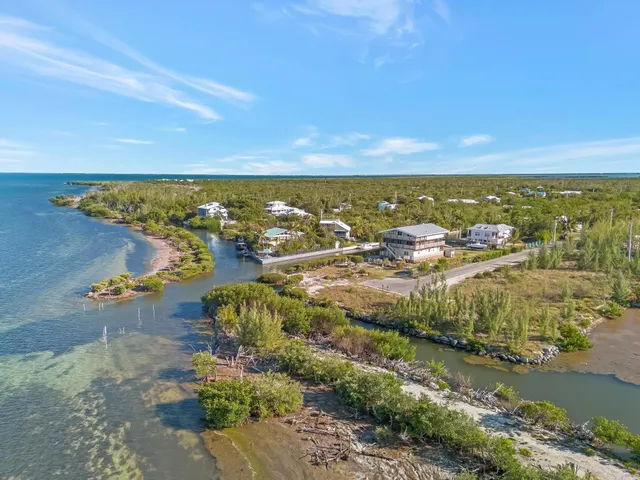 a view of a city and ocean view