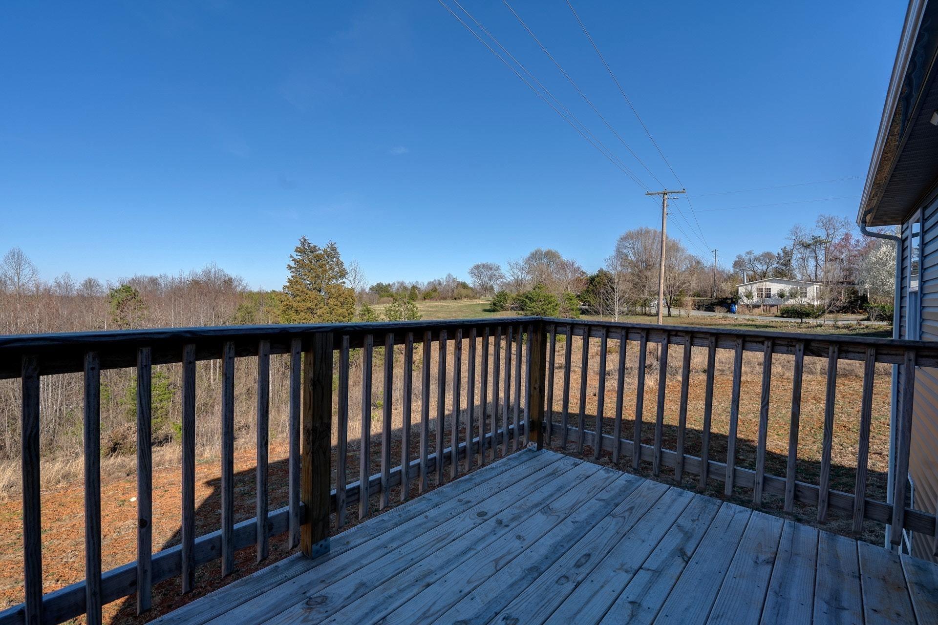 7640 Truevine Road Glade Hill, VA 24092 - Photo 16 of 18 Rear Deck