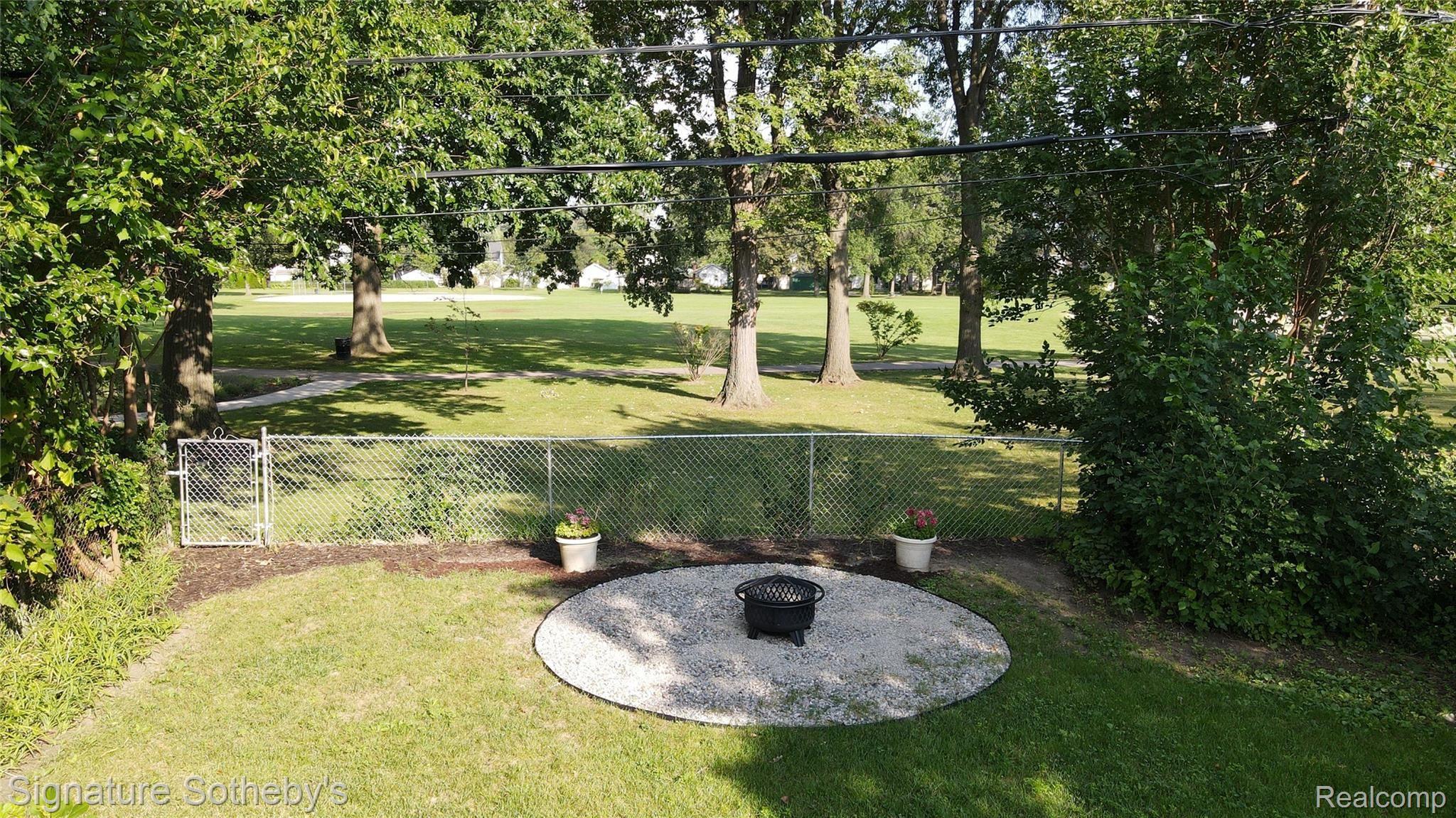 3220 Inman Street Ferndale, MI 48220 - Photo 21 of 29 Fire Pit Overlooking Harding Park