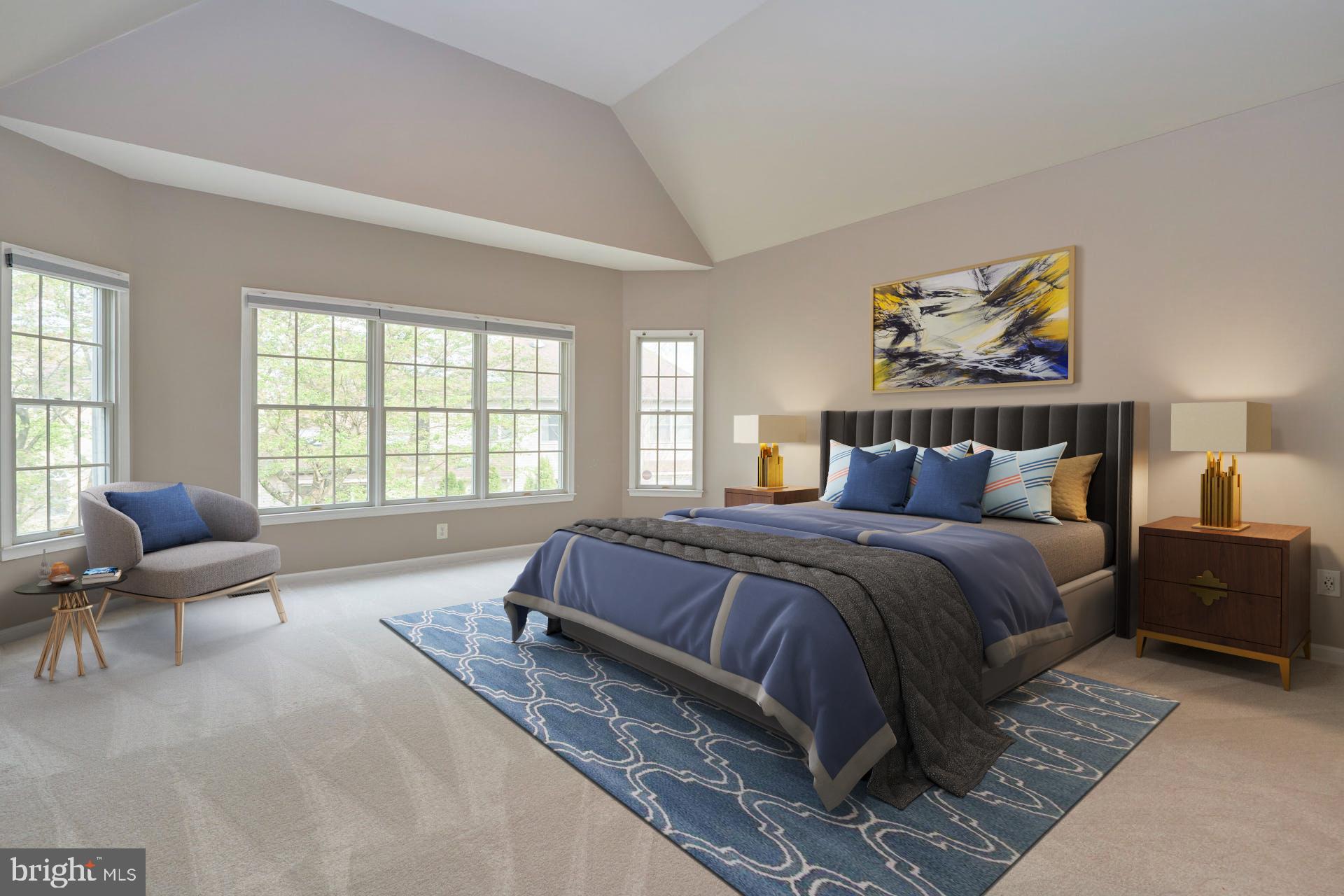 1303 Aldbury Way Reston, VA 20194 - Photo 11 of 62 Virtually Staged Primary Bedroom - Main Level