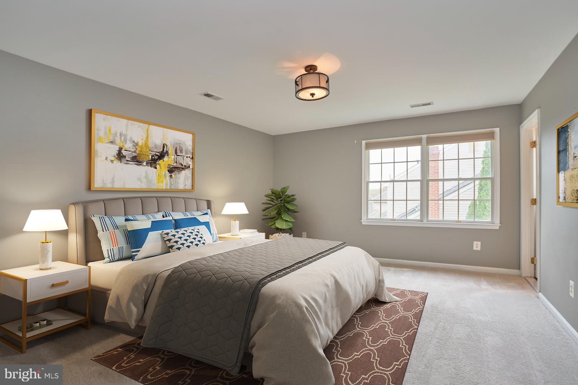 1303 Aldbury Way Reston, VA 20194 - Photo 15 of 62 Virtually Staged Bedroom Two - Upper Level